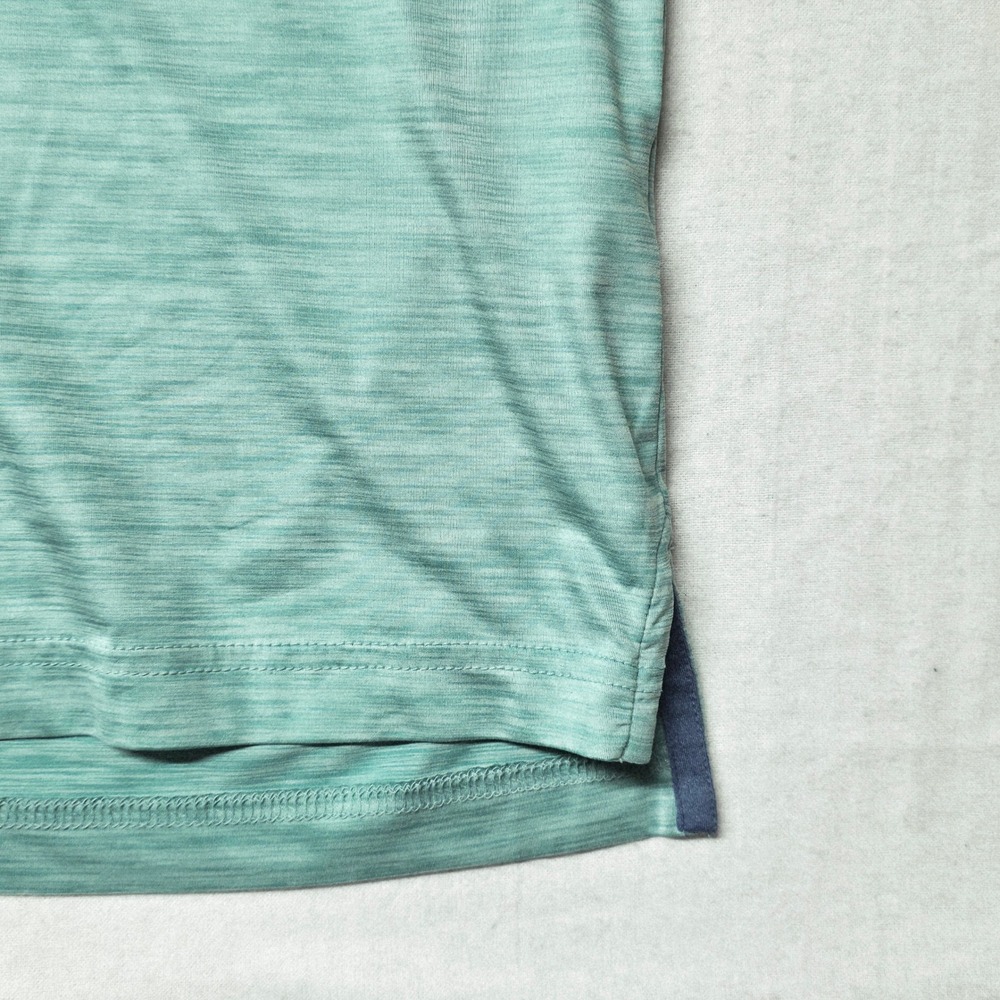Johnnie-O Polo Shirt Men's XXL Green Featherweight Short Sleeve Stretch UPF 50 - Picture 9 of 10